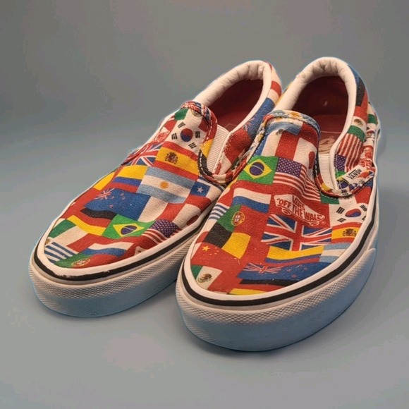 2018 World Cup Flag Vans Mens‎  Mulitcolor Size 7 Women\'s 8.5 main image 8